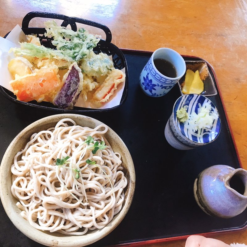 野菜天ざるそば(手打そば処　しま祢 )