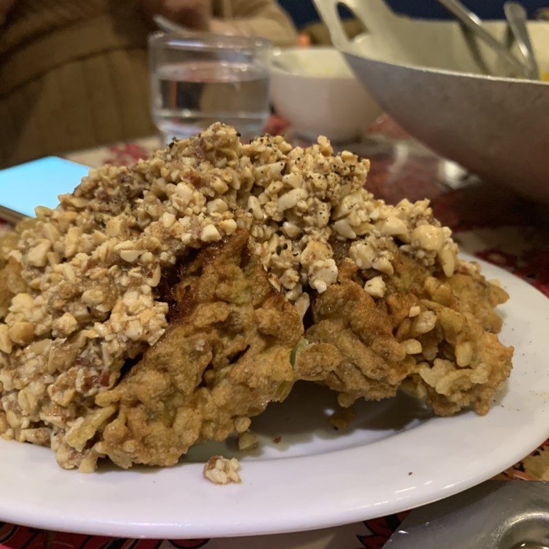 ソフトシェルクラブの五香粉フライ(チャオルア )