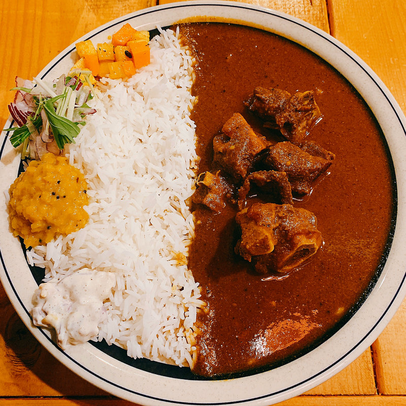 ヤギ肉のカレー(スパイス堂)