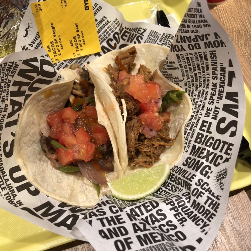 ソフト　タコス　2FOR(Guzman y Gomez 渋谷店)