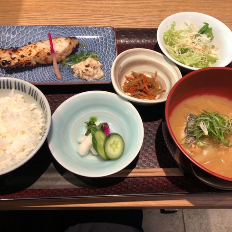 真鱈の酒粕漬け焼き膳(くらま　アトレ大井町店)