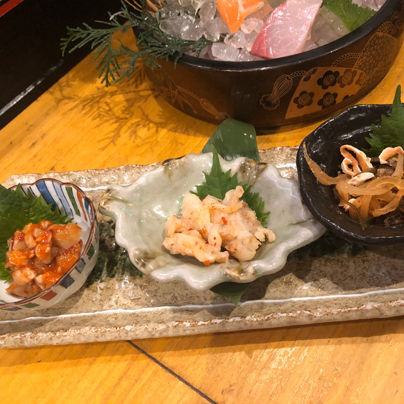 珍味三種盛(海鮮一番)