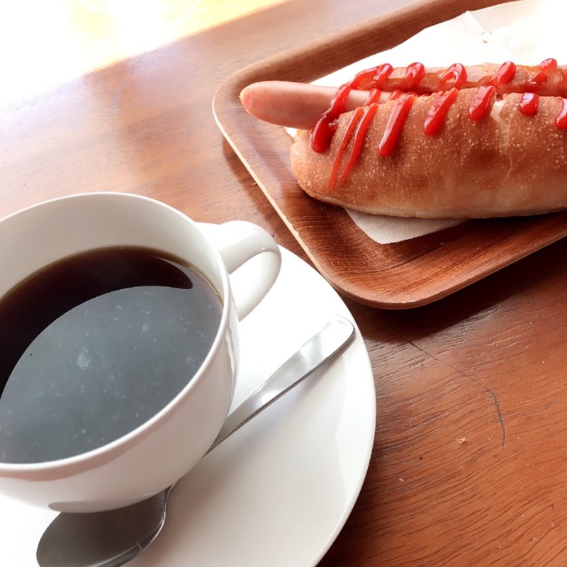 ホットドッグ(エルマーズグリーンコーヒーアンドベイクス)