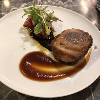 茶美豚のグリル(ル・コントワール・ド・シャンパン食堂)
