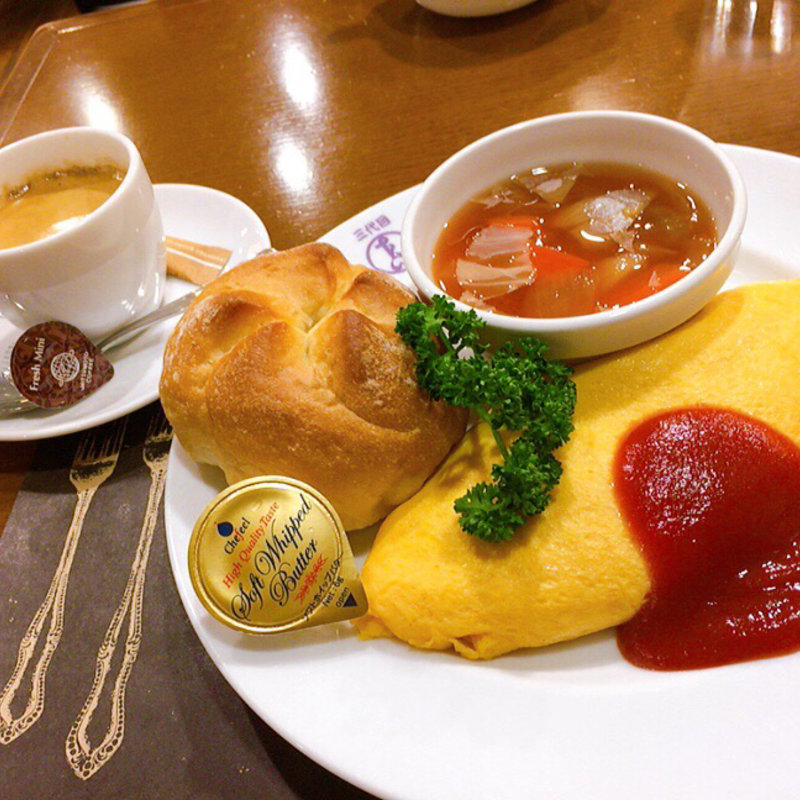 たいめいけんの朝食セット(洋食や 三代目 たいめいけん 上野店)