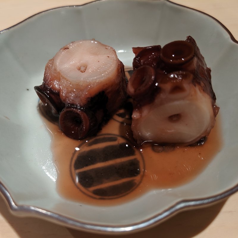 煮ダコ(鮨はしもと)