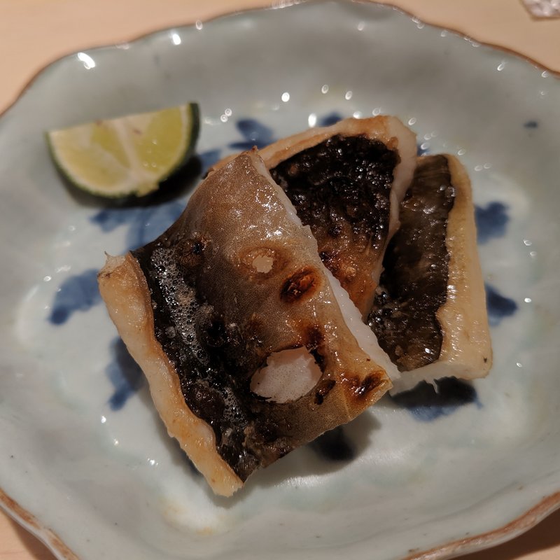 穴子の白焼き(鮨はしもと)