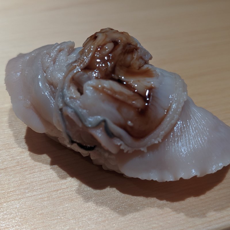 煮ハマグリ(鮨はしもと)