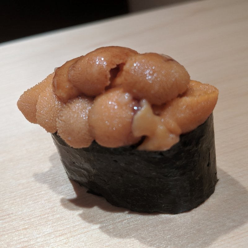 ウニ(鮨はしもと)