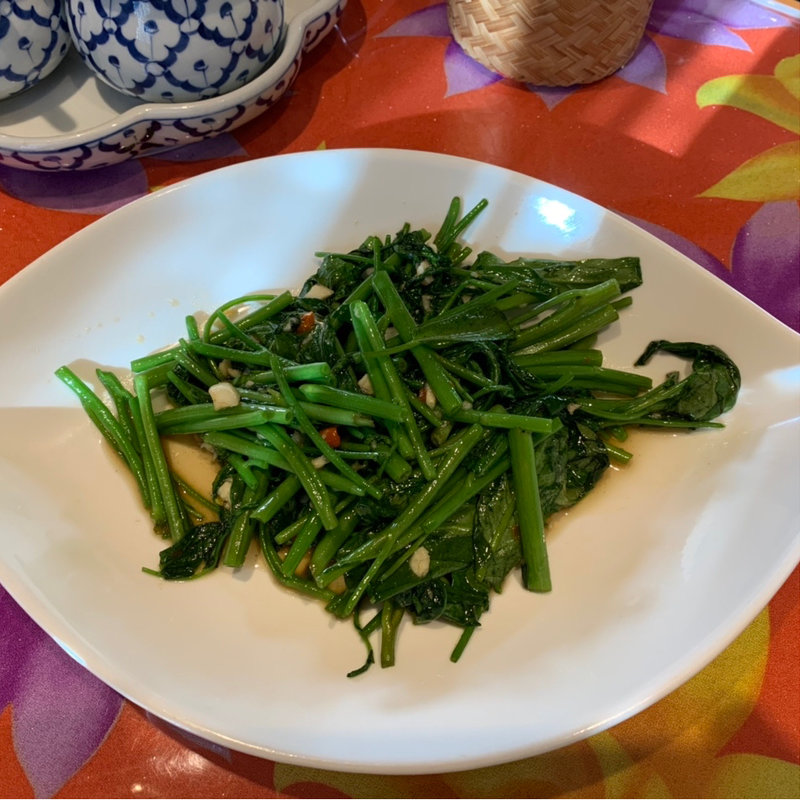 パットパックブン(空芯菜炒め)(アユタヤ )