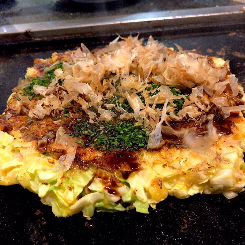 ミックスお好み焼き(もんじゃ焼き・お好み焼き わらべ)