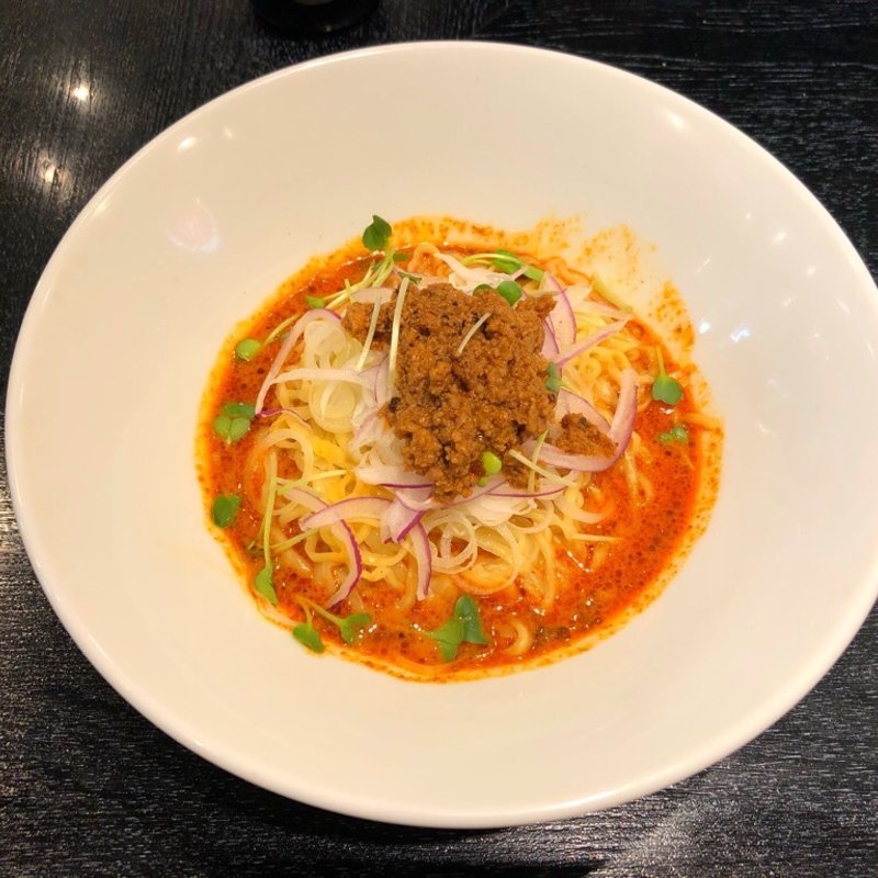 カレー汁なし担々麺(たんぽぽ )