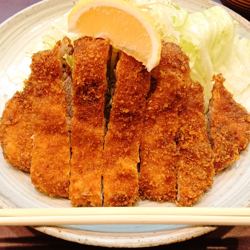 ロースかつ定食（大）(かつ喜 秋田西武店)