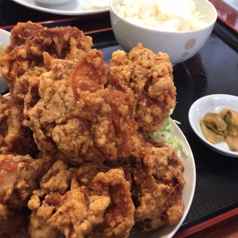 唐揚げ定食(夜来香)
