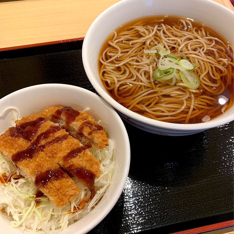 ミニソースカツ丼セット(いろり庵きらく 大宮)