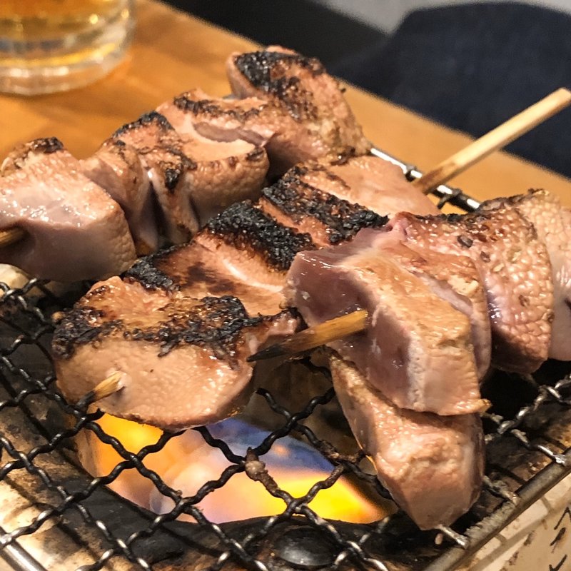 レバ刺し(カミヤ 浅草橋店)