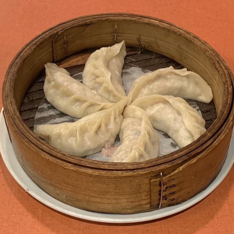 蒸餃子(むしギョウザ)(蓬莱閣)