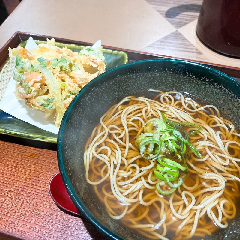 桜海老のかき揚げ蕎麦(二五十 赤坂店)