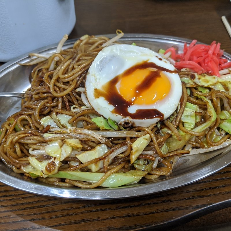 ソース焼きそば(三日月商店)