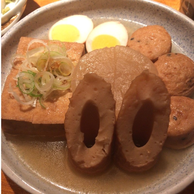 おまかせの5点盛り(羅かん 東京駅黒塀横丁店)