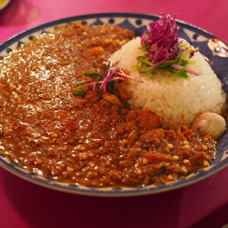干しエビキーマ(限定)(スパイスサロン バビルの塔)