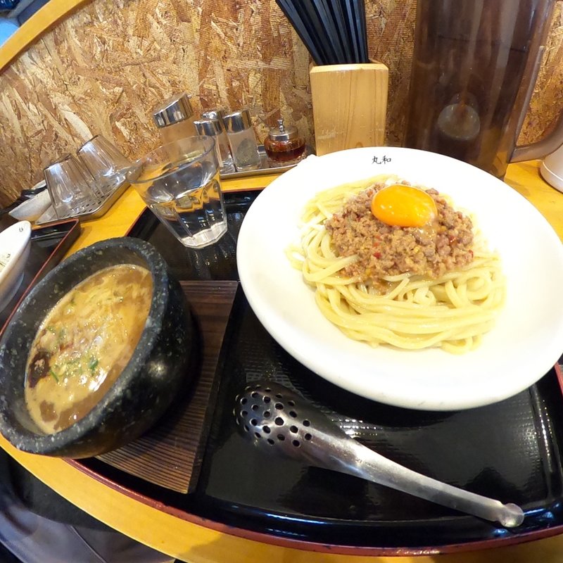 丸和つけ麺　台湾ミンチ卵トッピング(つけ麺丸和 名駅西店)