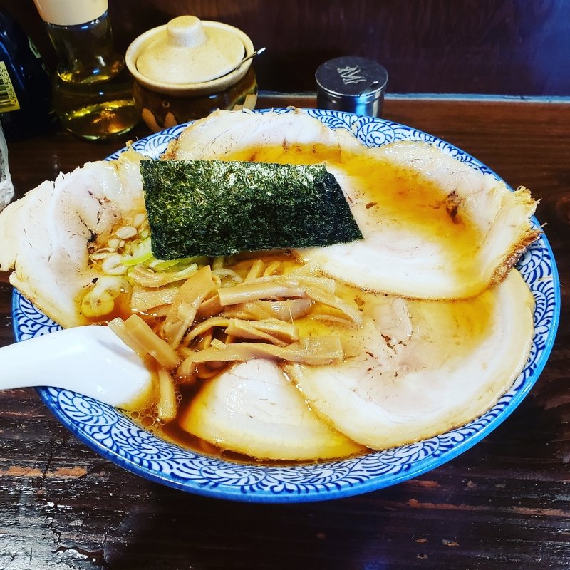 中華そば(大)+チャーシュー(○決 まるひろ)