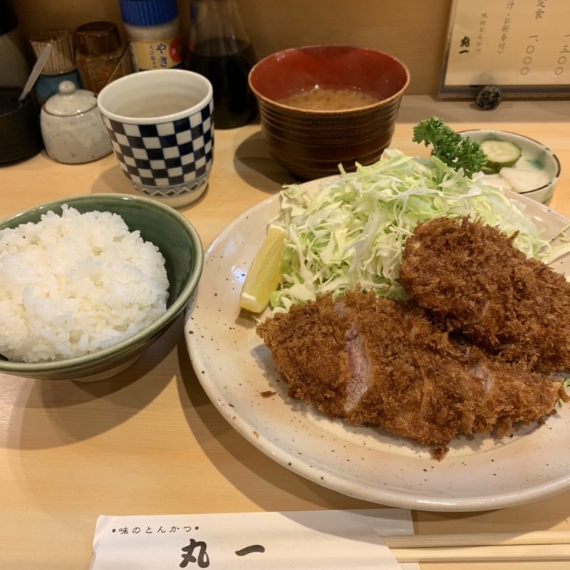 ひれかつ定食(とんかつ 丸一)