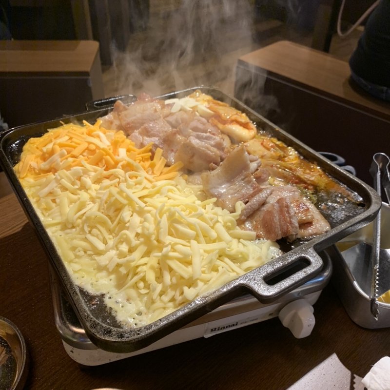 チーズサムギョプサルセット(とんちゃん池袋店)