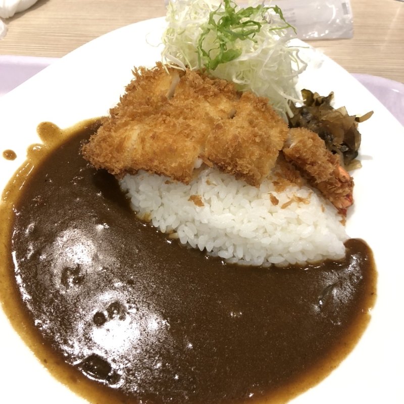 開きエビフライカレー(シュリンプ・キッチン サザナミ)