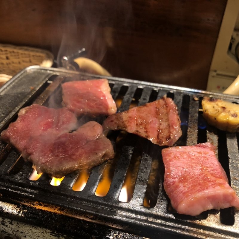 黒毛和牛上カルビ(黒毛和牛焼肉めいげつ鶴橋本店)