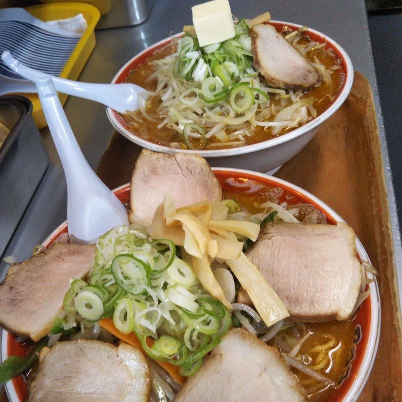 味噌チャーシュー&味噌バター(ラーメンふるき)