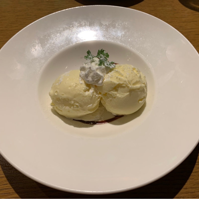 バニラジェラート(オッティモ・シーフード・ガーデン 上野の森さくらテラス店)