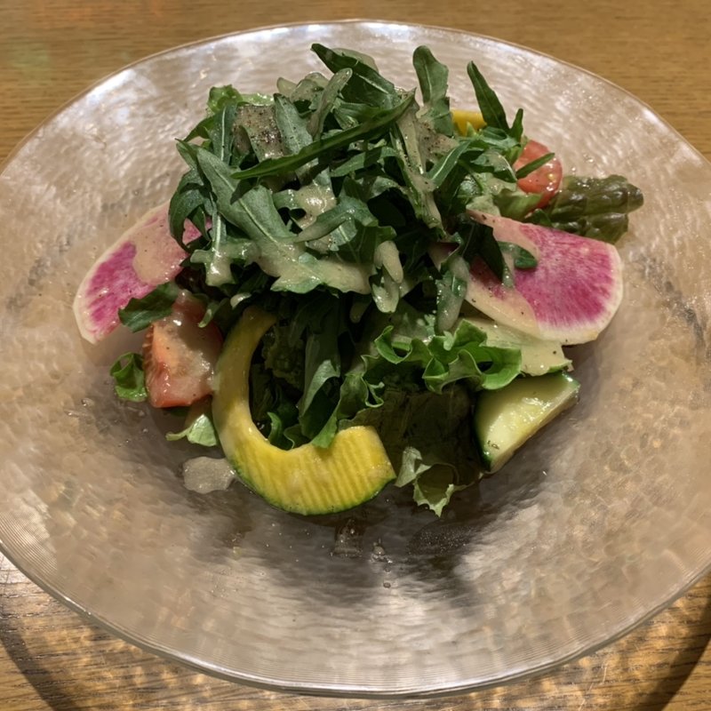 グリーンサラダ(ハーフ)(オッティモ・シーフード・ガーデン 上野の森さくらテラス店)