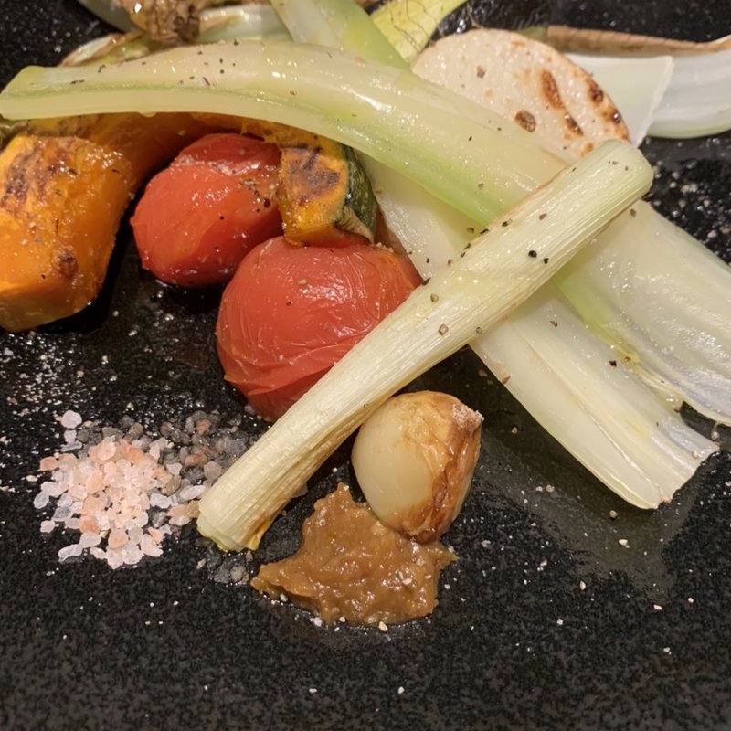 焼き野菜盛り合せ(スミヤキ エビス)