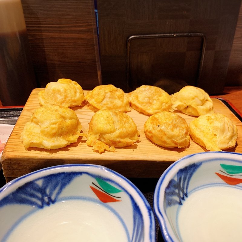 名物ねぎ明石焼き(たこ家道頓堀くくる道頓堀本店)