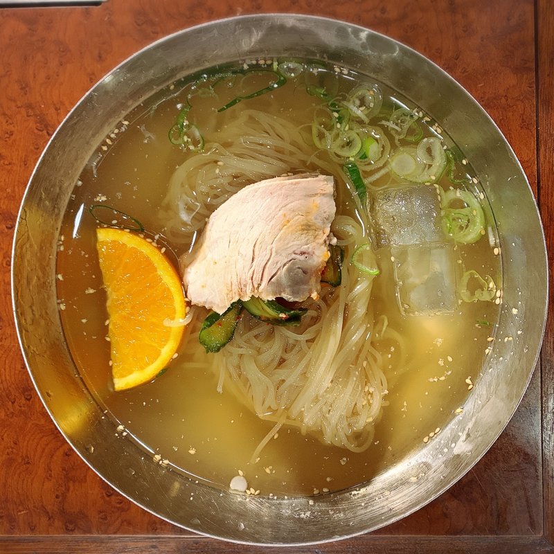 手打ち冷麺(焼肉 白雲台 鶴橋駅前店 （ハクウンダイ）)