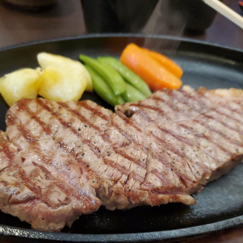 国産牛ステーキセット(そばの里ながの れすとらんフォンテーヌ

)