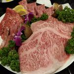 本日の希少部位5点盛り合わせ