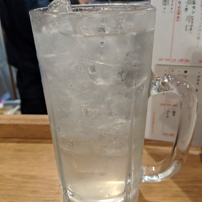 メガレモンサワー(立呑み 魚椿 蒲田店)