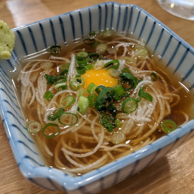 長いものそうめん(立呑み 魚椿 蒲田店)