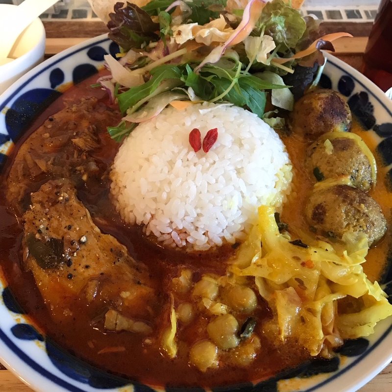 スリランカ風カレー(パニ カフェ)