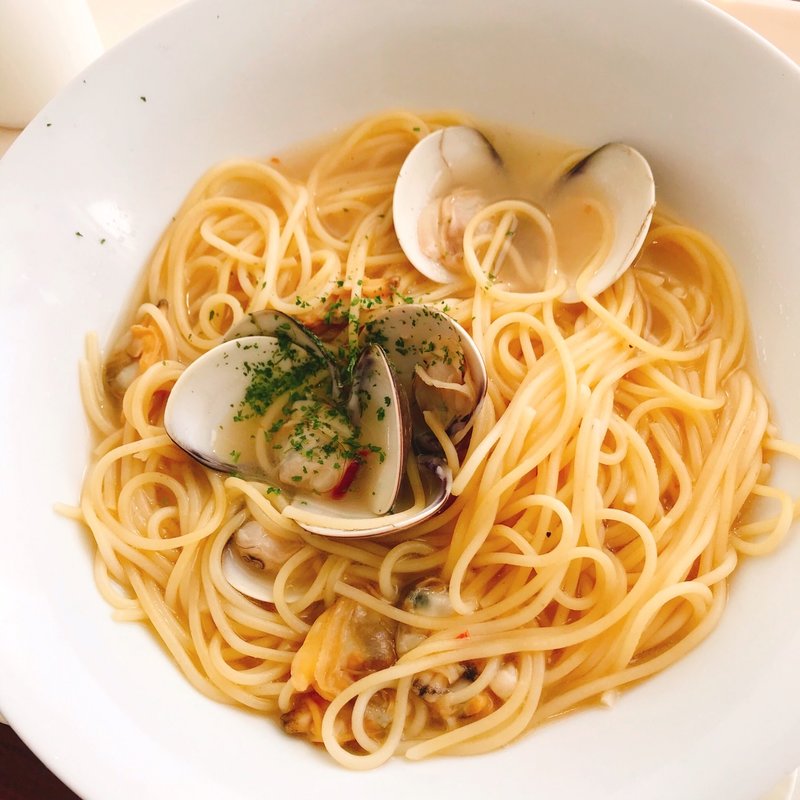 はまぐりスープパスタ(カレスパ)