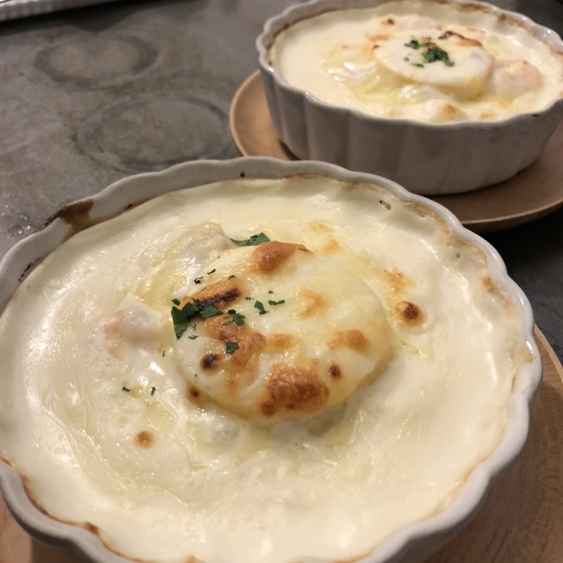 帆立とシラスのシーフードリゾット(カフェドフルール )