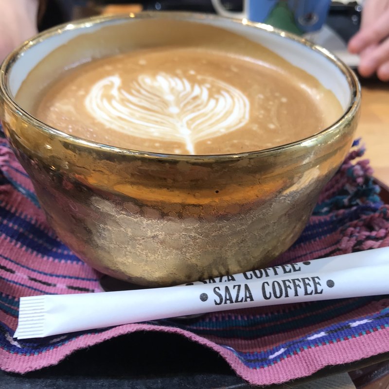 贅沢な徳川将軍カフェラテ(サザコーヒー 大洗店 )