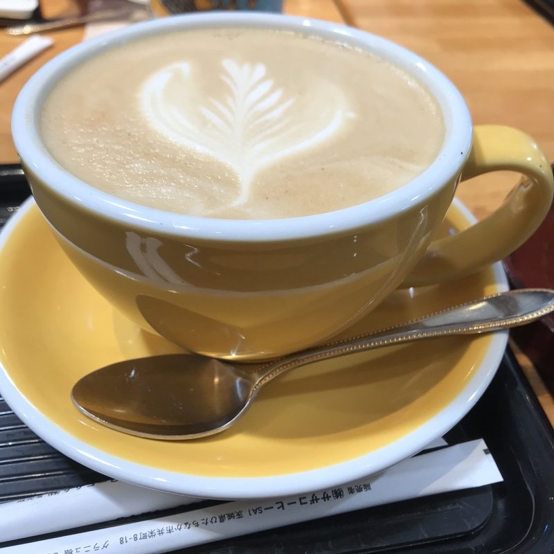 美味しいカフェラテ(サザコーヒー 大洗店 )