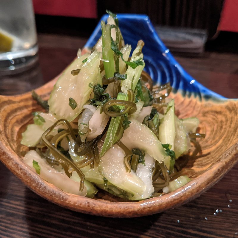 セロリのしそ昆布和え(湧)