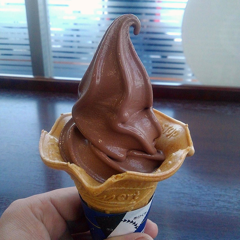 ベルギーチョコソフト(ミニストップ)