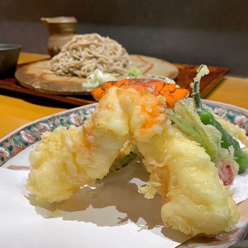 伊勢海老一本天婦羅蕎麦もり(伊勢海老蕎麦 清正)