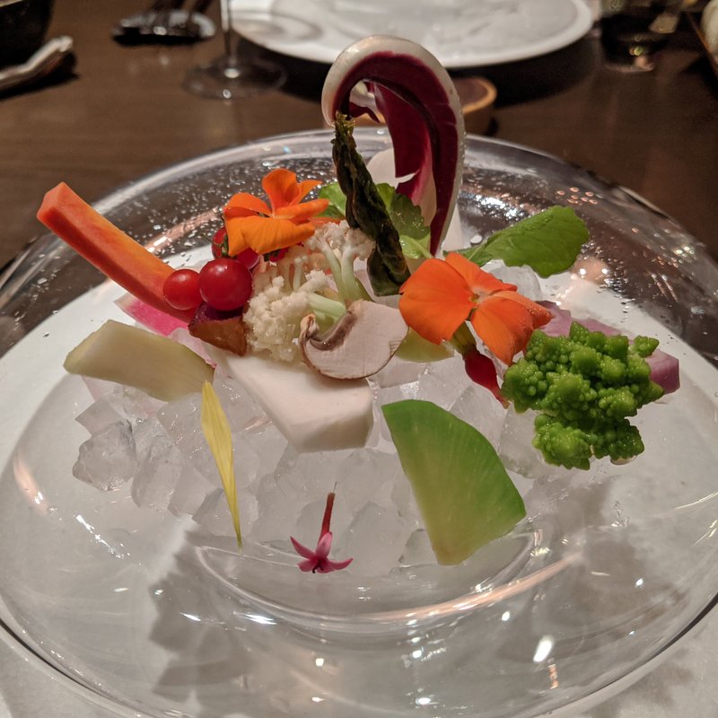 バーニャカウダ　蟹味噌ソース(Sincere)